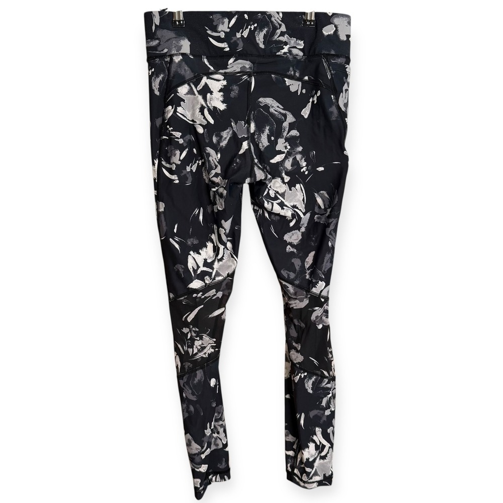 Lole Womens Burst Size Small‎ Floral Print High Waist Mid Rise Leggings - Picture 2 of 4